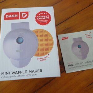 DASH MINI WAFFLE MAKER in Box (Only used Once) Like new